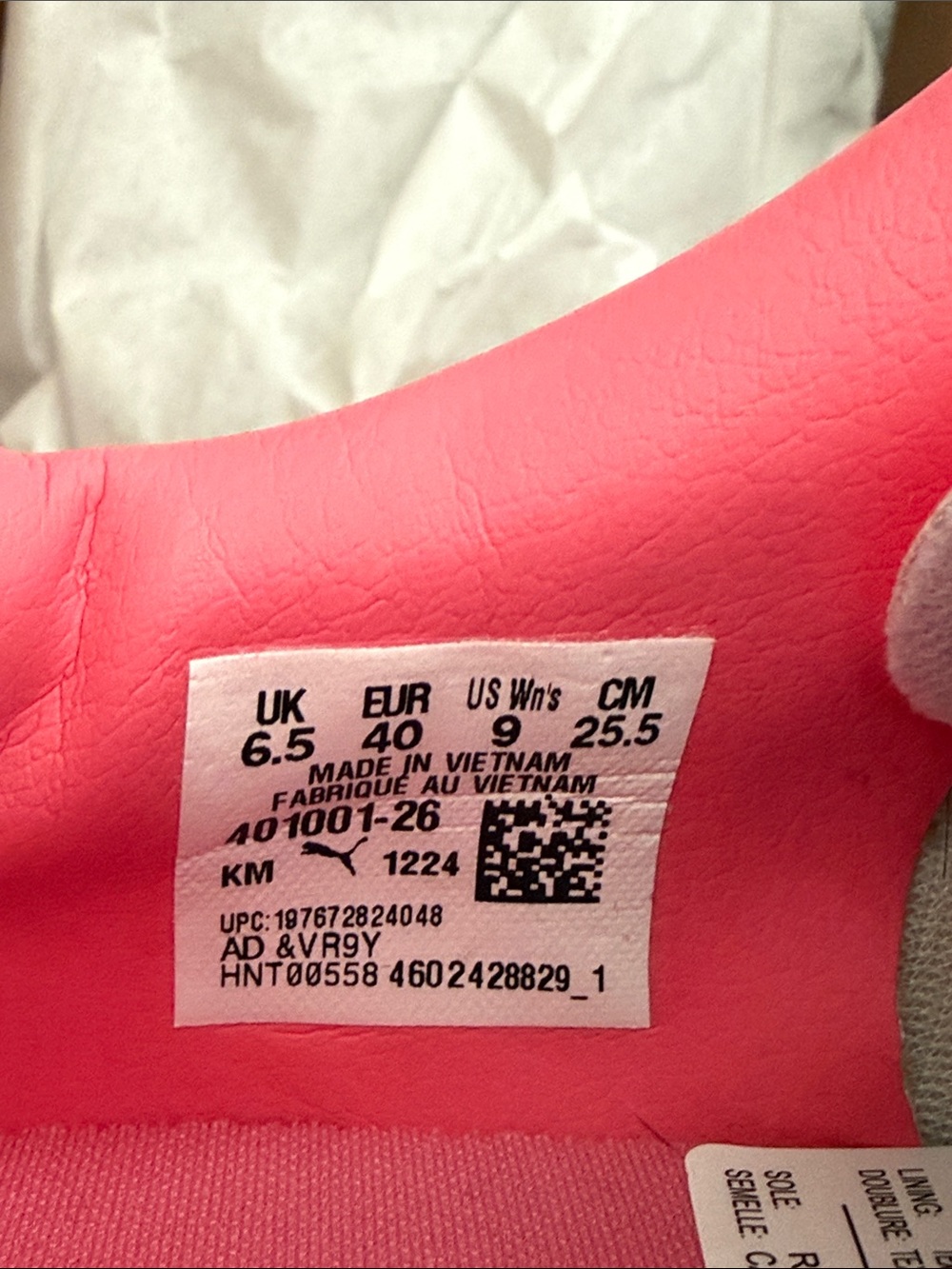 Puma Pink Women's Sneakers - Picture 4 of 6